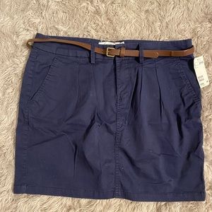 H&M navy mini skirt- size 8